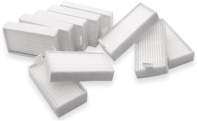 Nispira HEPA Filter Replacement Compatible with Ilife Model V3s, V3s Pro, V5, and V5s Pro Robotic Vacuum Cleaner, 24 Packs