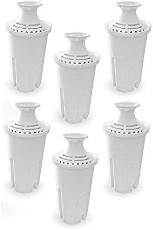 GoldTone Brand Charcoal Water Filters fits Brita and Mavea Water Pitchers. Replaces Your Brita Charcoal Water Filter and Replacement Brita Water Filter (6)