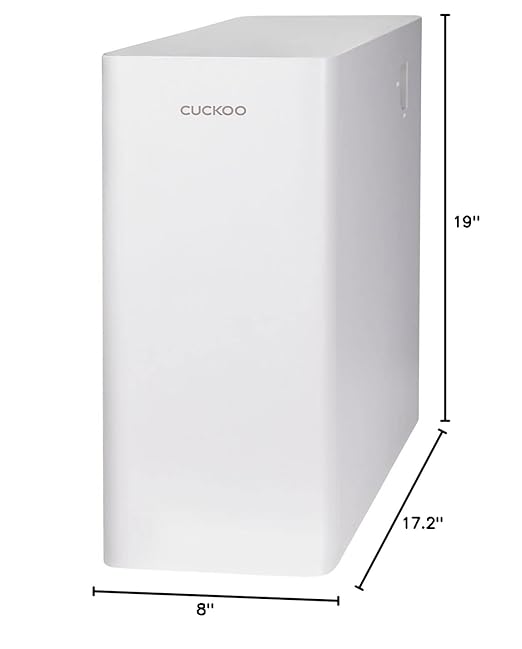 CUCKOO Under-Sink Reverse Osmosis Water Purifier | Stainless Steel Faucet, 3-Stage Filtration, Easy Installation & Filter Replacements CP-ADR031UW