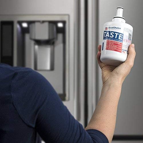 Clear Choice Taste Filter Replacement for Samsung DA29-00003G DA97-06317A Refrigerator Water Filter Compatible with DA97-06317A, NSF/ANSI 42 Certified, Box of 2, Made in the USA