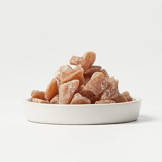 Homtiem Dried Crystallized Ginger Less Sweet & Less Sugar 3 Ib (16 Oz pack 3)Soft and Chewy Delicious Dried Gingers, No Artificial Colors ,Easy to eat, Easy to keep, Easy to use, Perfect for Cooking