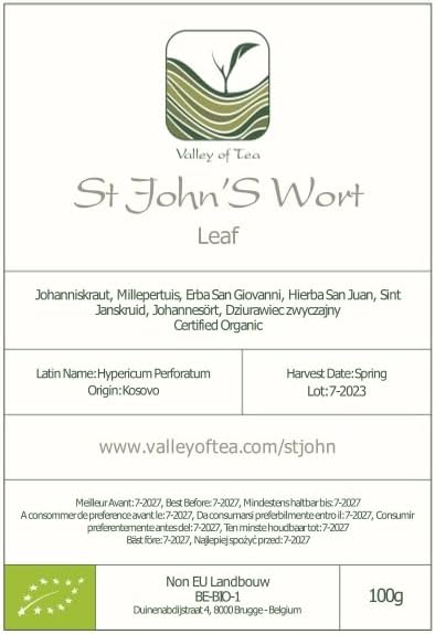 Saint Jhon's Wort Organic Herb - Hypericum Perforatum - St Jhons Wart - Jhon St Johns Wort Tea St John S Wort Tea St John Wart Tea St John Tea St John Wort Herb Organic Saint Johns Wort Herb
