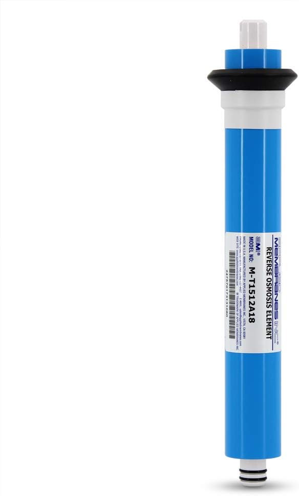 APPLIED MEMBRANES INC. 18 GPD Reverse Osmosis Membrane | RO Membrane Water Filter Replacement for Reverse Osmosis Water Filtration System | 1.5” x 12” Universal Compatibility | Made in USA