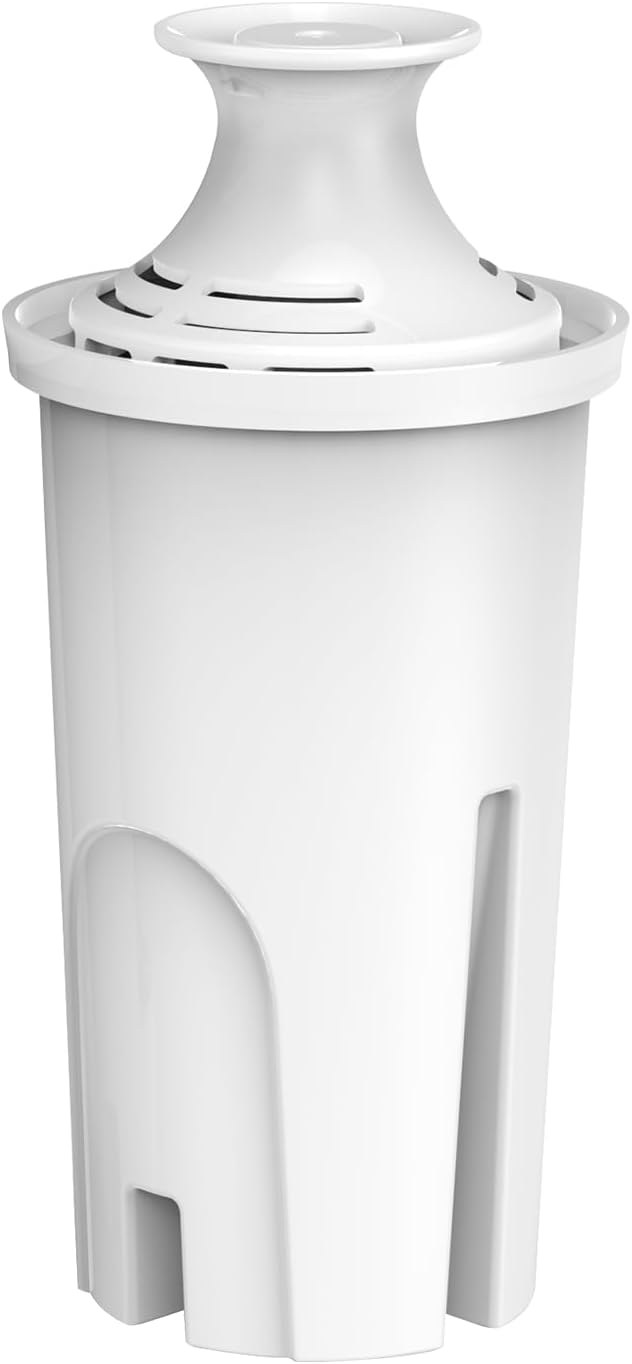 NSF Certified Pitcher Water Filter, Replacement for Brita® Filters, Pitchers, Dispensers, Brita® Classic OB03, Mavea® 107007, 35557, and More (Pack of 6)