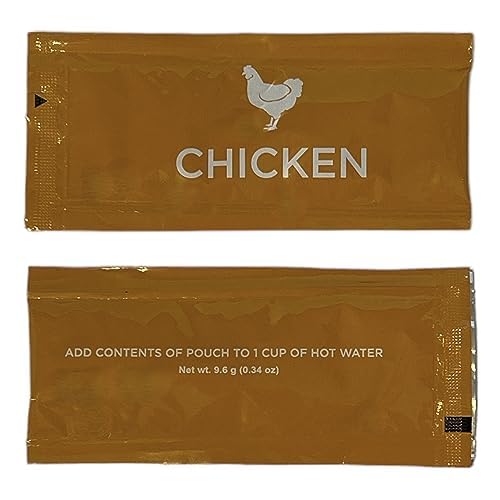 Savory Choice Reduced Sodium Chicken Broth Concentrate, 50 Stick Packs (9.6g Each)