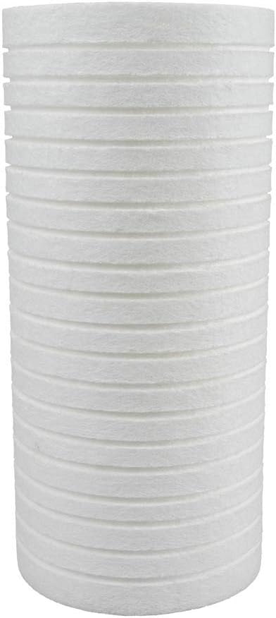 Clear Choice Sediment Water Filter 1 Micron 10 x 4.50" Water Filter Cartridge Replacement 10 inch RO System 9108-44 DEV9108-44 DGD-5005, WHKF-GD25BB, 4-Pk