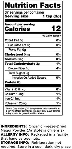 Terrasoul Superfoods Organic Maqui Berry Powder, 1 Lb (Pack of 4), Freeze-Dried, Antioxidant-Rich Superfood for Smoothies, Desserts, and Immune Support