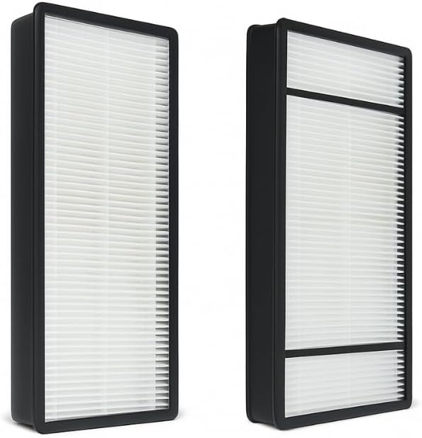 Nispira True HEPA Replacement Filter H Compatible with Honeywell HRF-H2 Fits Air Purifier Model HPA050, HPA150, HPA060, HPA160, HHT055, HHT155, 4 Packs