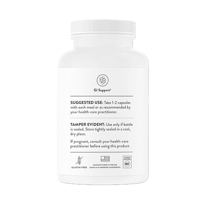 THORNE - Pancreatic Enzymes (Formerly Dipan-9) - Pancreatic Enzymes for Digestive Support and Nutrient Absorption* - 180 Capsules - 90 Servings