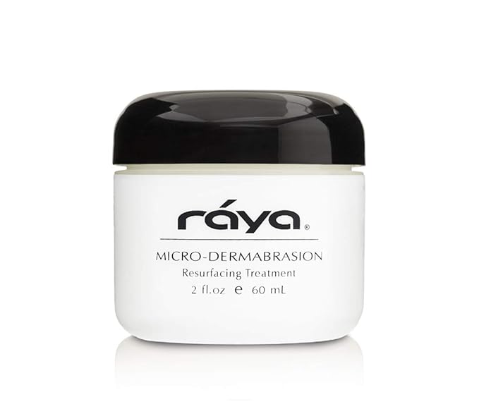 RAYA Microdermabrasion Facial Cream (107), Gentle Resurfacing and Cleansing Solution for Non-Problem Skin, Face Moisturizer, Face Cream for Women, Works to Minimize Fine Lines and Wrinkles, 2oz