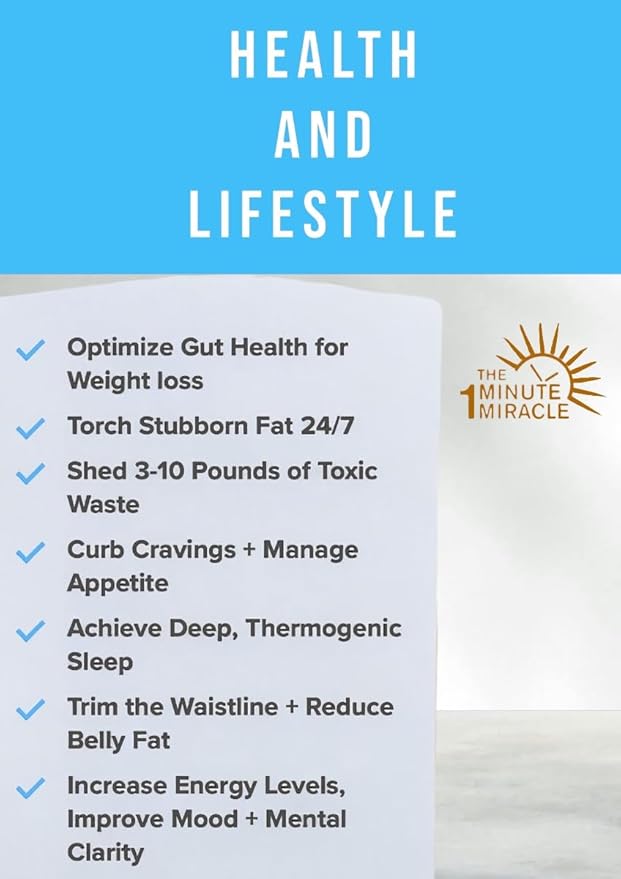 The One Minute Miracle Oxy-Colon Cleanse Vegan Colon Cleanser - 120 Vegatarian Capsules.