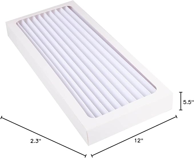 2 Pack Replacement 04383 HEPA Filter Compatible with Hamilton Beach 04383, 04384, Air Purifier Filter Part # 990051000