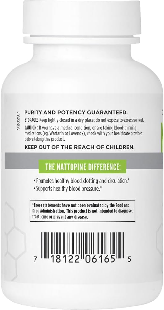 NattoPine, Healthy Circulation Support for Men & Women | 60ct Veggie Capsules