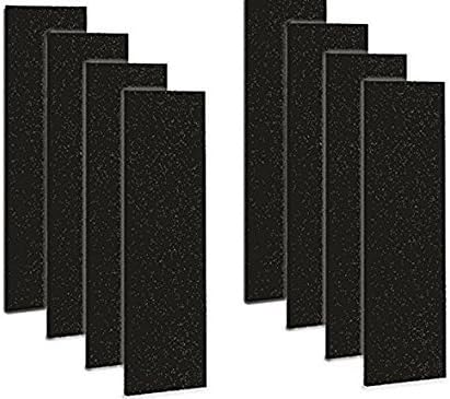 CFS – 4.8"x15.75" Carbon Activated Pre-Filter Compatible with FLT4825 HEPA Filter, AC4800 Series, Filter B Models – Fresh and Filtered Air for Indoor – Charcoal Air Filter Sheet – 8 Pack