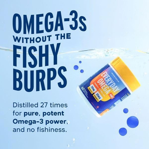 Oceanblue Omega-3 Bundle – 2100 Triple Strength 180ct + Essentials Everyday Omega Minis 60ct – High-Potency EPA, DHA, DPA with Vitamin D3 – Orange Flavor – Heart, Brain & Immune Support - 2 Pack