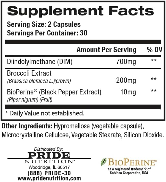 E-Block DIM Supplement 700MG Extra Strength Estrogen Blocker | Hormone Balance for Men and Women | M e n o p a u s e, Acne, Hot Flashes Relief, PCT & P r o s t a t e Support 60 Ct.