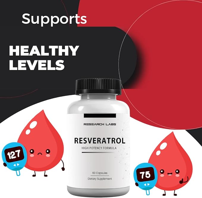 Research Labs 2X Potency Micronized Resveratrol Supplement 2 Fer 1 Ad - 1200mg Per 2 Capsules, 120 Total - Potent Antioxidants Supplement, Trans Resveratrol for Heart Health