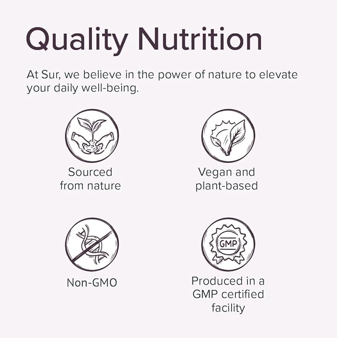 Sur Organic Beet Root Capsules 1000mg - Supports Healthy Circulation and Increased Energy - Nitric Oxide Superfood (120 Capsules)