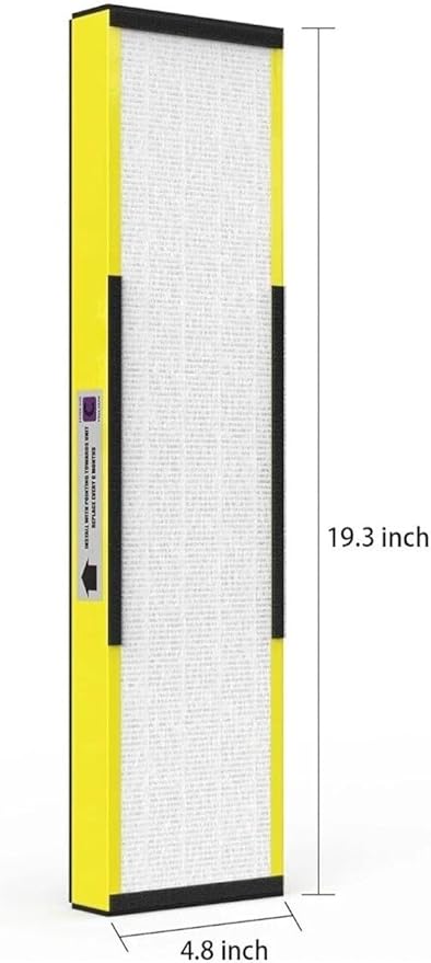 FLT5000 True Hepa Filter C Compatible with Guardian FLT5111, AC5000 series, AC5250PT, AC5300B, AC5350W, Also Compatible BXAP250 and Lowe's Idylis IAP-GG-125 Protection for allergy sufferers