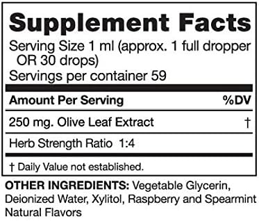Seagate Products Olive Leaf Extract Liquid