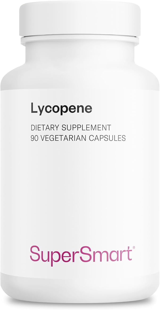 Supersmart - Lycopene 30mg per Day (High Potency) - Tomato Extract 10% Carotenoids - Lycopene Supplement | Non-GMO & Gluten Free - 90 Capsules