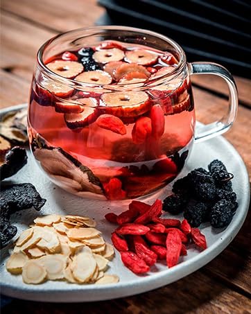 Kidney Tea Formula Ginseng Six Treasure Tea,π²ππ
πππ πͺππππππ π»ππ,Ginseng,Red Date,Mulberry Chinese Health Formula For Men Women (40PCS)