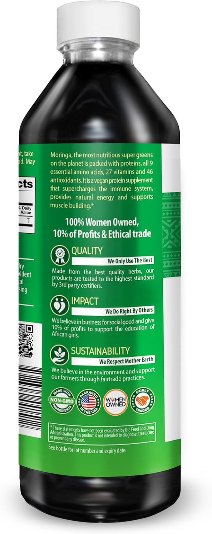 Herbal Goodness Moringa Leaf Extract - Parent (Moringa Leaf Extract 12oz)
