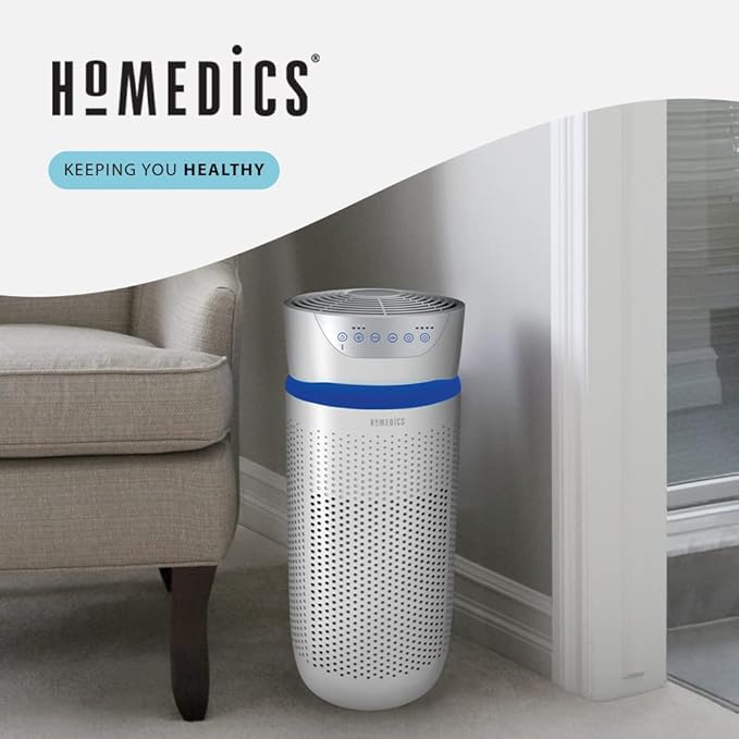 Homedics TotalClean 3-in-1 HEPA-Type Air Purifier Filter Replacement, Works with Homedics AP-T30 and AP-T30WT Air Purifiers, Captures Microscopic Airborne Particles