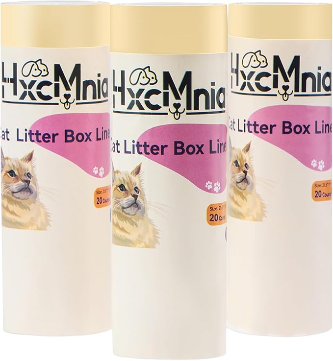 120 Count Self-Cleaning Litter Box Liners Compatible with PURA X/MAX - Leakproof & Odor-Control Design, 2x Thicker Material Than Standard Liners, Automatic Cat Litter Box Accessories