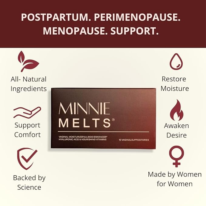 – Vaginal Moisturizer & Lubrication Suppositories – Hyaluronic Acid & Vitamin-Enriched Intimacy Support – Hydration & Comfort for Hormonal Balance, Perimenopause & Postpartum Wellness