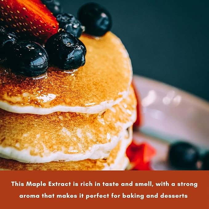 Native Vanilla - Pure Maple Extract - 4 Fl Oz - Pure Flavors and Extracts - Perfect for Cooking, Baking, and Dessert Crafting