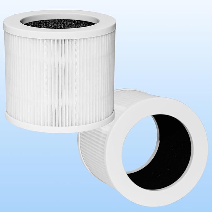 A1 Filter Replacement Compatible with VEWIOR Air Purifier Filter Replacement HQSC-50, HQKJ-80 and AMEIFU AP01W, KOIOS HQKJ-50 Air Purifier, 3-in-1 H13 High Filtration System