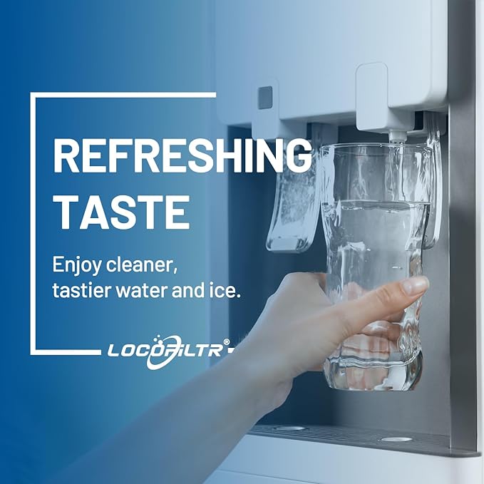 Inline Activated Carbon Block Water Filter with 1/4" Quick Connect, T33 In Line Water Filter Replacement Cartridge for Icemaker, Post Carbon Filter for RO Reverse Osmosis Water System (Pack of 2)