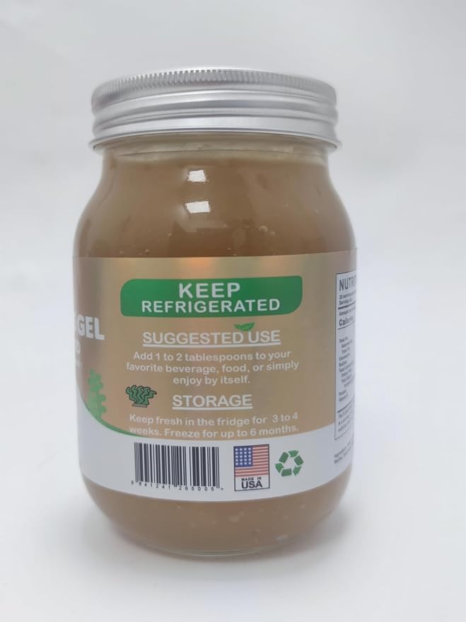 Sea Moss Gel - Wildcrafted Sea Moss Gel SSS Supplement for Kids and Adults 18.5OZ Original