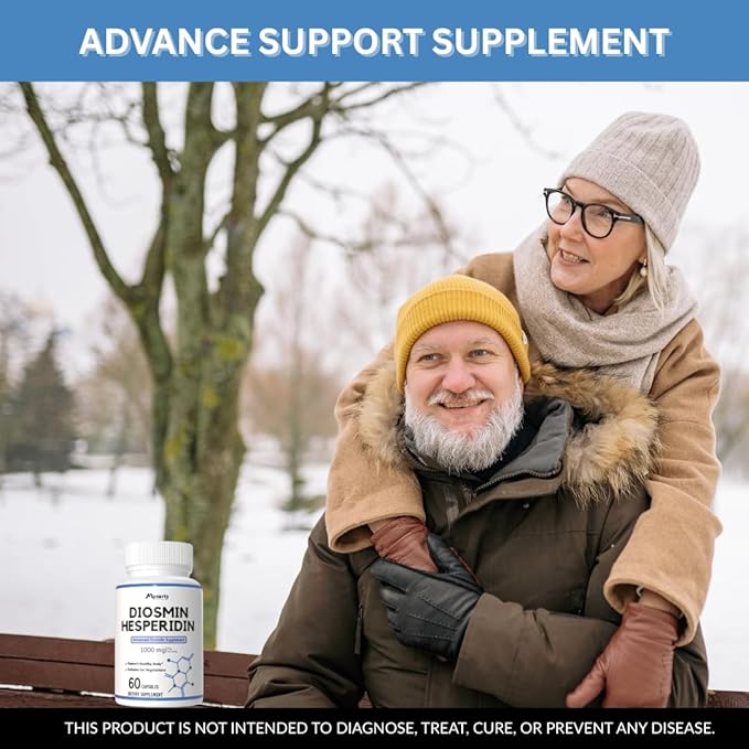 Diosmin Hesperidin 1000 Mg | Advance Support Supplement | Capsules for Men & Women, 300 Capsules (Pack of 5)
