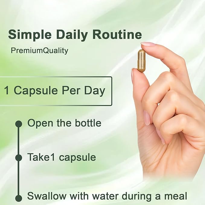 Rhodiola Rosea Organic Capsules, Rhodiola Rosea Supplement, Adaptogenic Herb for Daily Stress Support & Energy Balance – 500mg per Serving – 60 Vegan Capsules (1)