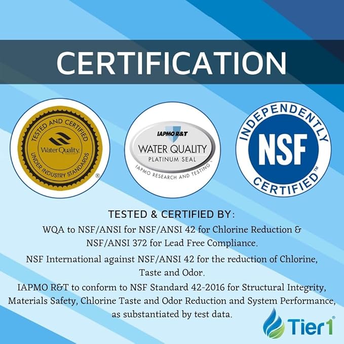 Tier1 Refrigerator Water Filter 2-pk | Replacement for GE SmartWater MWFP, MWFA, GWF, GWFA, HWF, Kenmore 9991, 46-9991, 469991, WSG-1, WFC1201, Fridge Filter