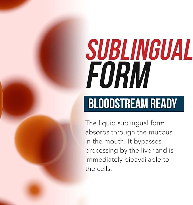 BioActive Vitamin B12 5000 mcg | Contains 3 BioActive Forms B12 Plus Methylfolate Cofactor - Methyl B12, Adenosyl B12 & Hydroxy B12 | Sublingual Form, Cherry Flavor, Organic, Vegan (60 Servings)