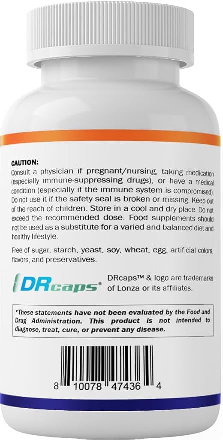 Vitamatic Saccharomyces Boulardii Probiotic 10B per Serving + Yeast Extract (MOS Yeast Fraction) 300 mg - 60 DR Capsules - Made in The USA