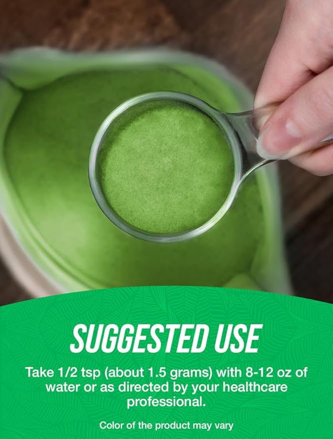 BulkSupplements.com Organic Wheatgrass Powder - Organic Super Greens Powder, Superfoods Supplement - Vegan & Gluten Free, 1.5g per Serving, 1kg (2.2 lbs) (Pack of 1)