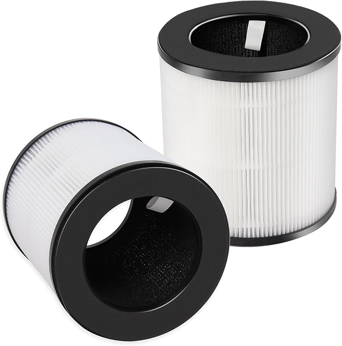 D09 Replacement Filter Compatible with Tailulu Air Purifier Cleaner D09,3-in-1 Filtration System H14 Filter for Home Large Room Up to 1500 Sq Ft 2 Pack