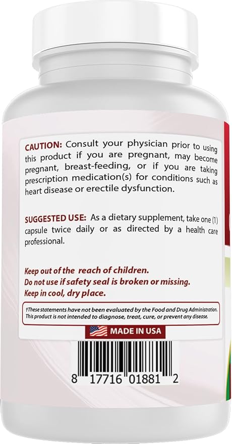 Best Naturals DMAE Supplement 250 mg 180 Capsules - Dimethylaminoethanol Bitartrate