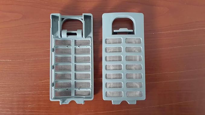 2PCS Rectangular Mesh Filter Drum Washer Filter Replacement Compatible with L G Washing Machines