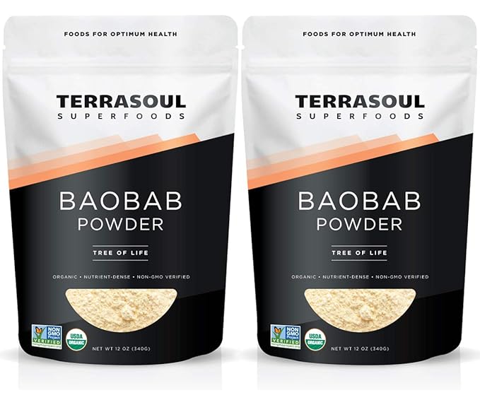 Terrasoul Superfoods Organic Baobab Fruit Powder, 1.5 Pounds