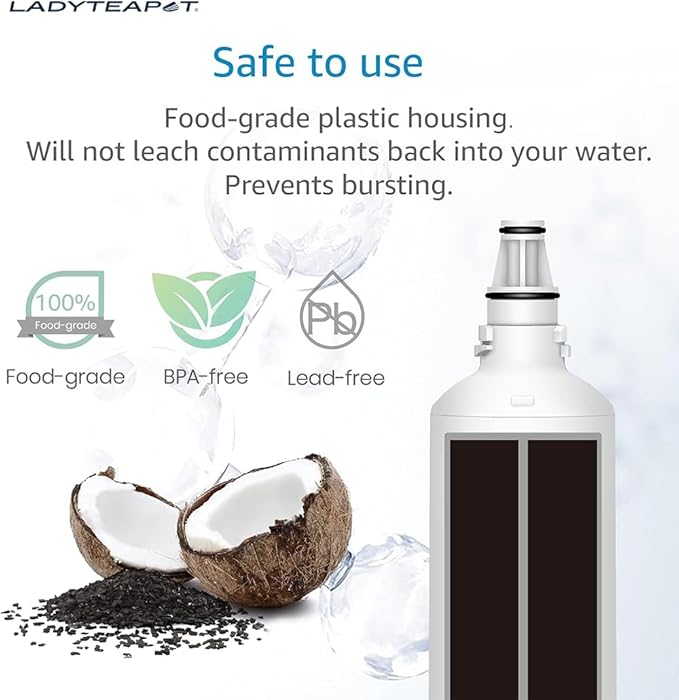 F-1000 Water Filter, Compatible With InSinkErator F-2000, F-1000, Water Filter Replacement (4 Pack)