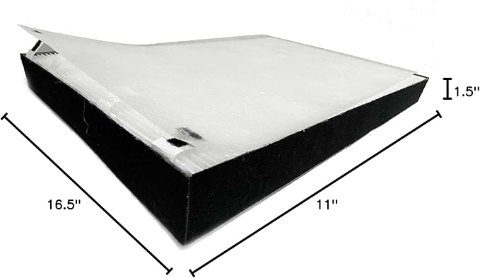 Nispira Air320 Air220 2678 True HEPA Replacement Filter for Bissell Air Purifier 220/320 2609a. 2768a, 3 Packs