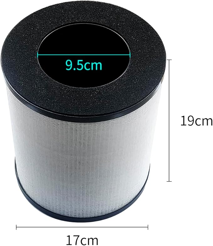 WuYan Replacement Filter Compatible with Cool-Living CL-6070A Beaba, Tredy TD-1300,3-in-1 H13 True HEPA Filter