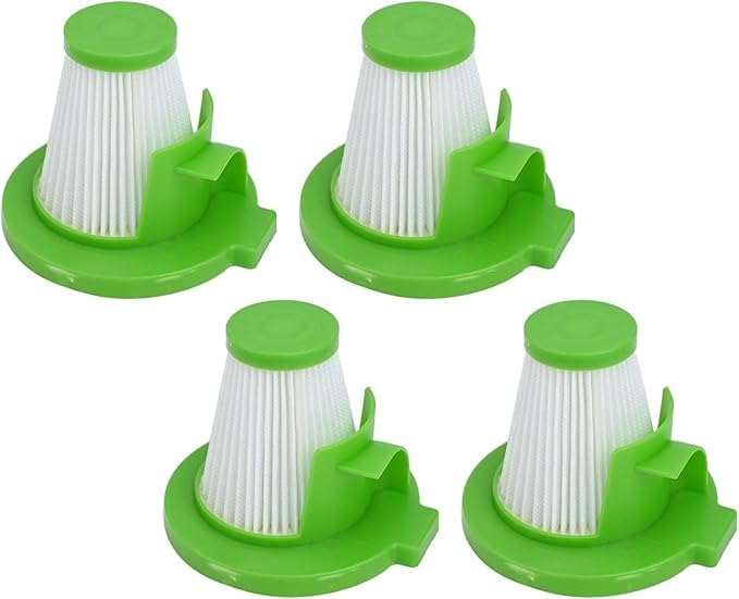Replacement Filters for Ionvac ZipVac for 3-in-1 Corded Upright Handheld Floor and Carpet Vacuum, 4 PCS HEPA Filter, Vacuum filter replacement