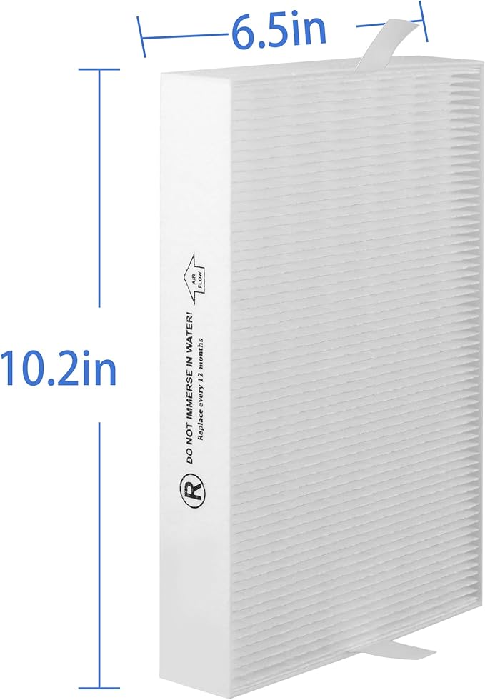 HPA5100B True HEPA Replacement Filter Compatible with Air Purifiers HPA5100 HPA5150 HPA3100, 2 R HEPA, 2 S Carbon and 4 A Pre-Filters, Part # HRF-R1 HRFSC1 HRF-ARVP100 HRF-A100