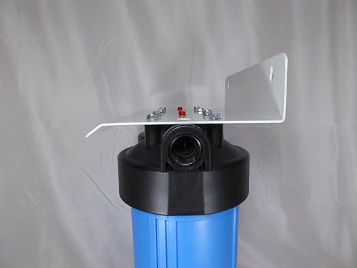 Superior Three (3) Stage Water Filter System 20" H X 4.5" NSF Certified 3 Filter Set | Whole House Water Filter System | with 3 Filters for Clean Drinking Water | 2 Pressure guages | Fully Assembled